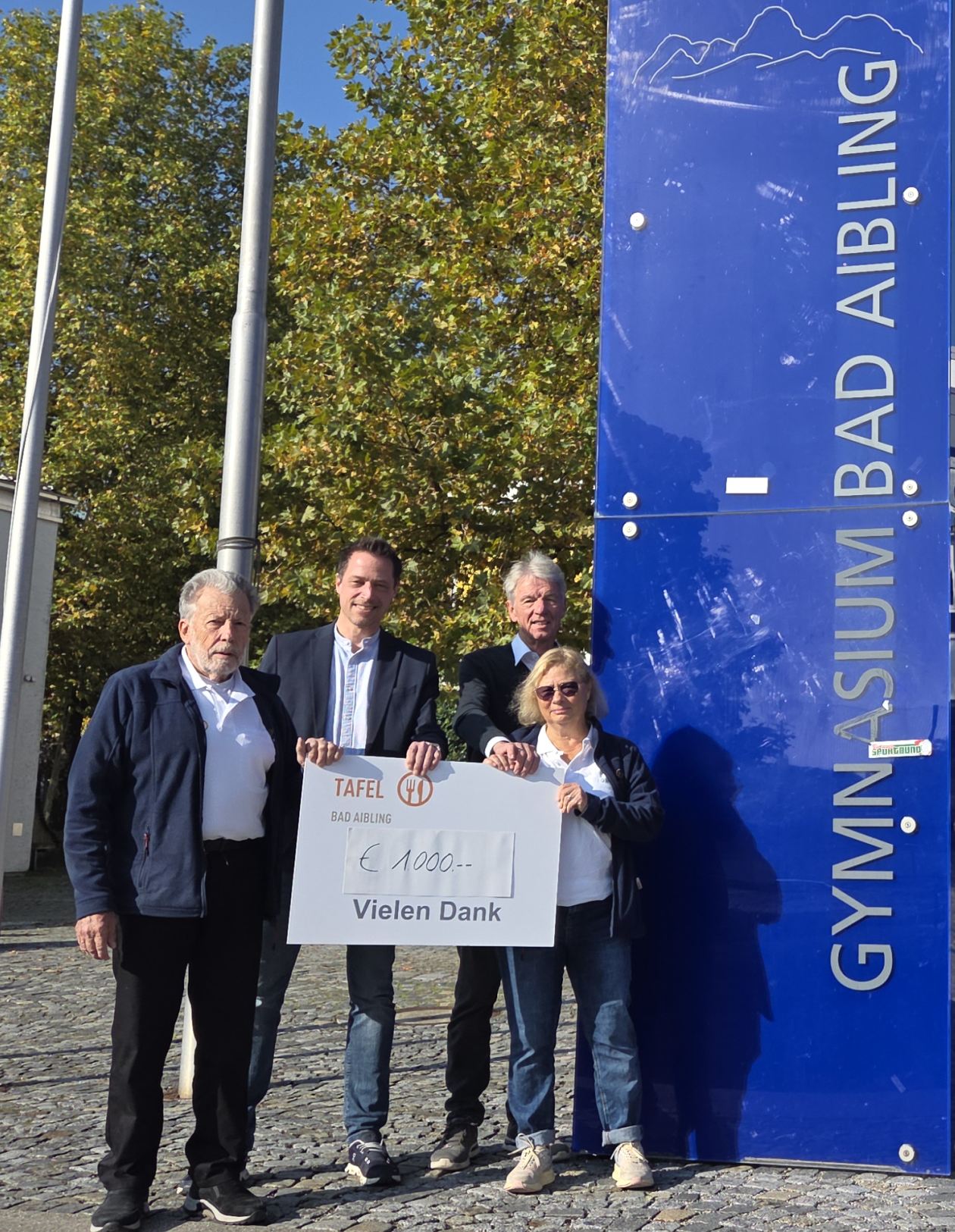 Spendenübergabe Gymnasium Bad Aibling